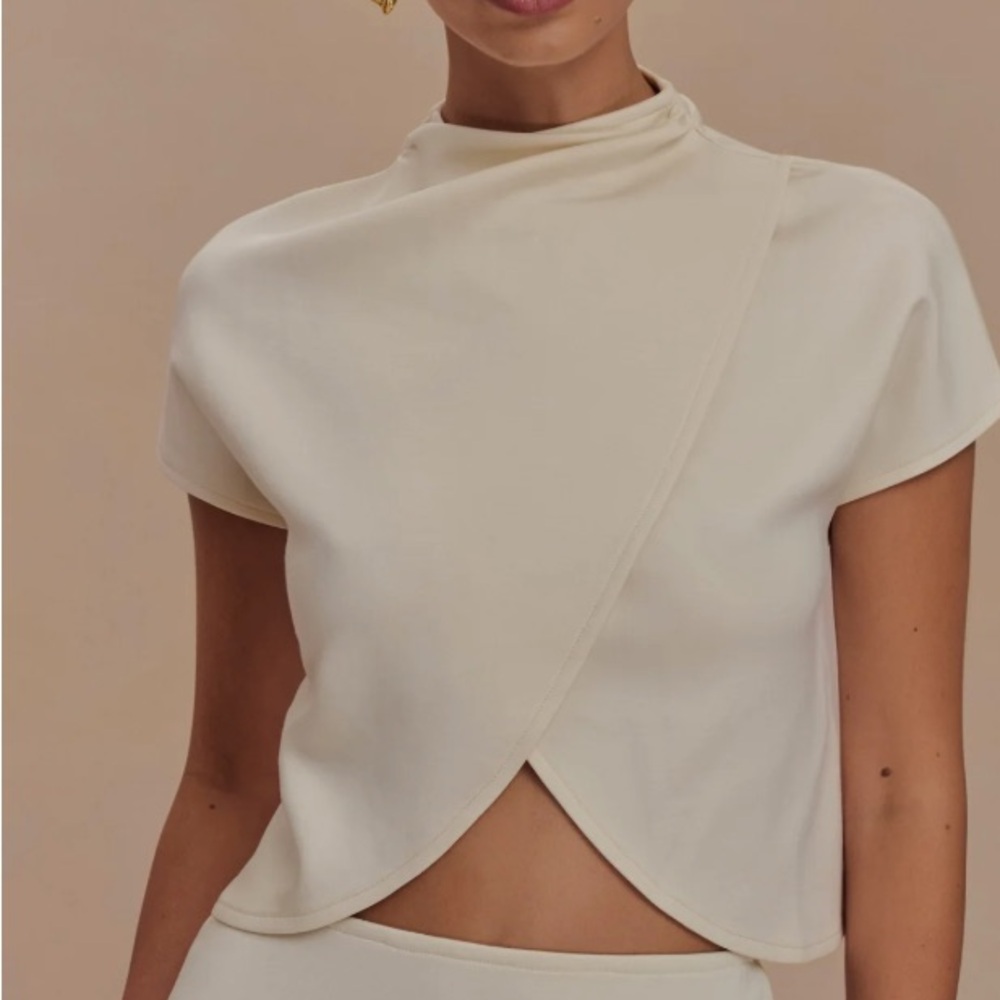Meshki Eris High Neck Scuba Top